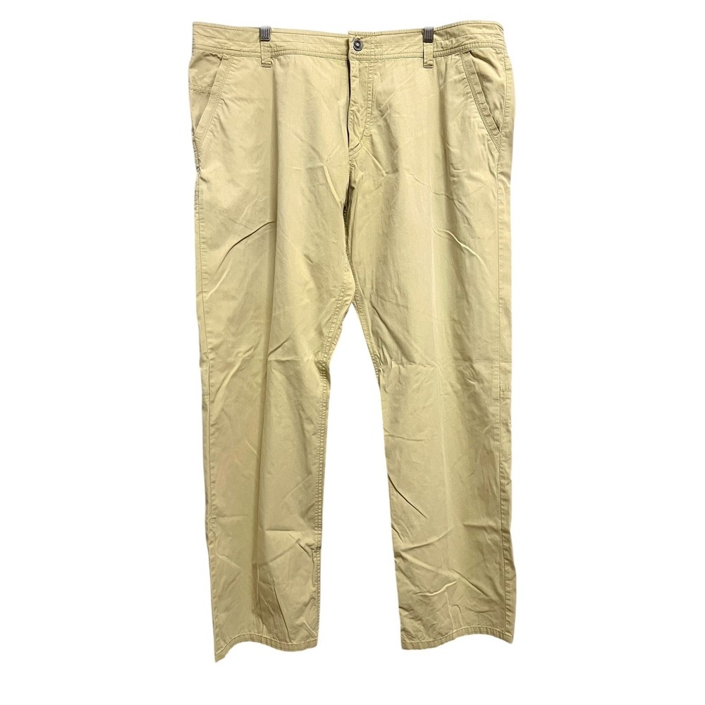 Kuhl Slax Pants Mens 40x32 Khaki Uberkuhl Stretch Tapered Hiking Utility Outdoor